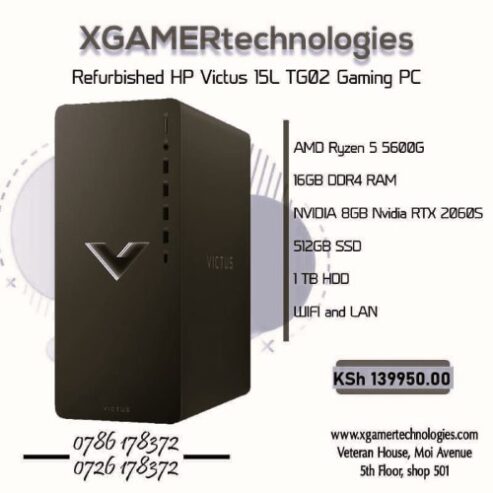 Recertified HP Victus desktop computer with free games