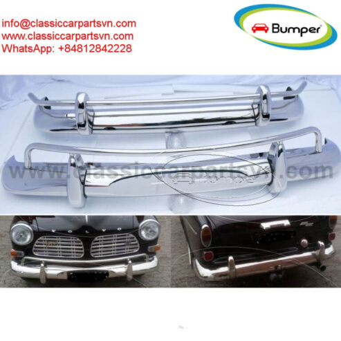 Volvo Amazon USA style (1956-1970) bumpers by stainless steel