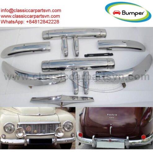 Volvo PV444 (1947-1958) bumpers by stainless steel new