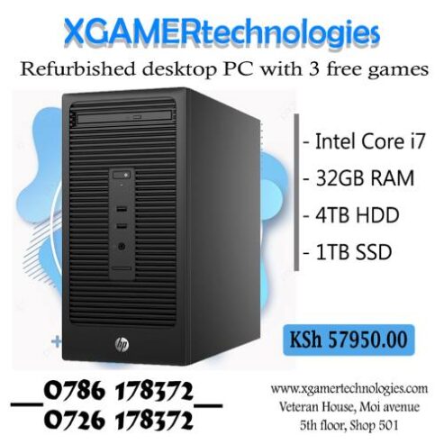Revamped core i7 HP business tower with PC games bonus