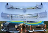 Volvo Amazon Euro type (1956-1970) bumpers by stainless steel new