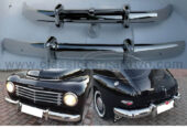 Volvo PV 444 (1947-1958) bumpers with bullhorns overriders by stainless steel