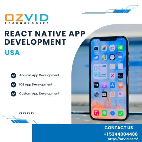 OZVID Technologies – Top-Notch React Native App Development Company in Texas