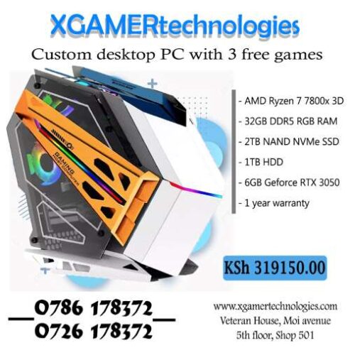 Powerful Ryzen 7 XGAMERtechs custom desktop PC