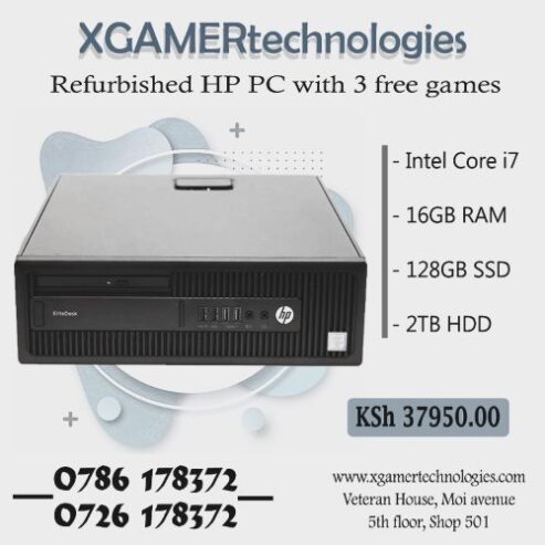 Reconditioned Core i7 HP SFF desktop computer