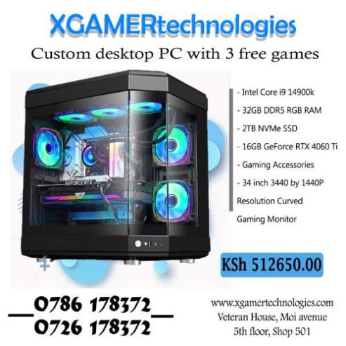 Powerful Core i9 Xgamertechs PC with Nvidia 16GB RTX