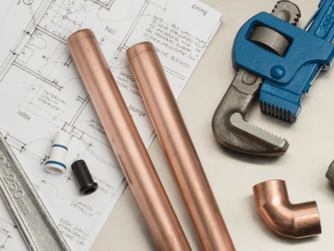 Copper pipe repipe