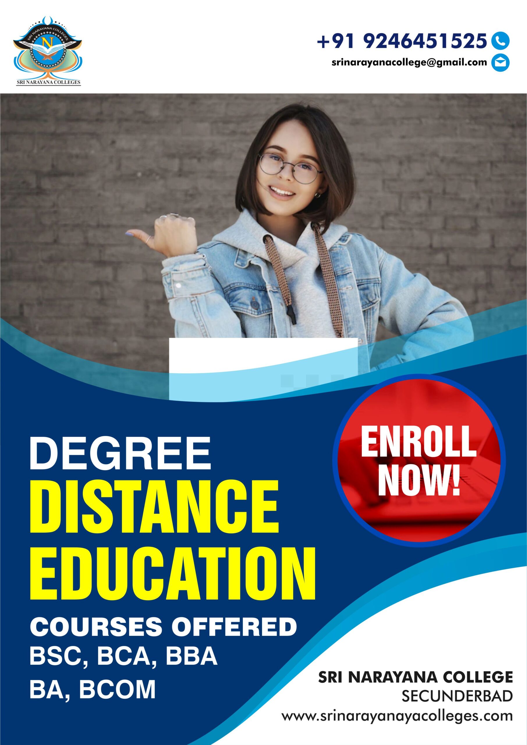 Distance Degree Courses in Hyderabad | www.srinarayanacolleges.com |