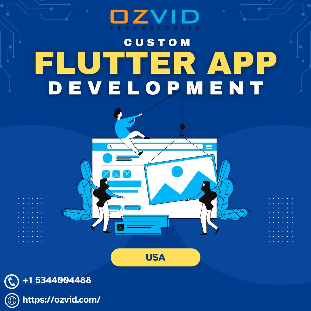 Top Notch Flutter App Development Company in Dallas – OZVID Technologies