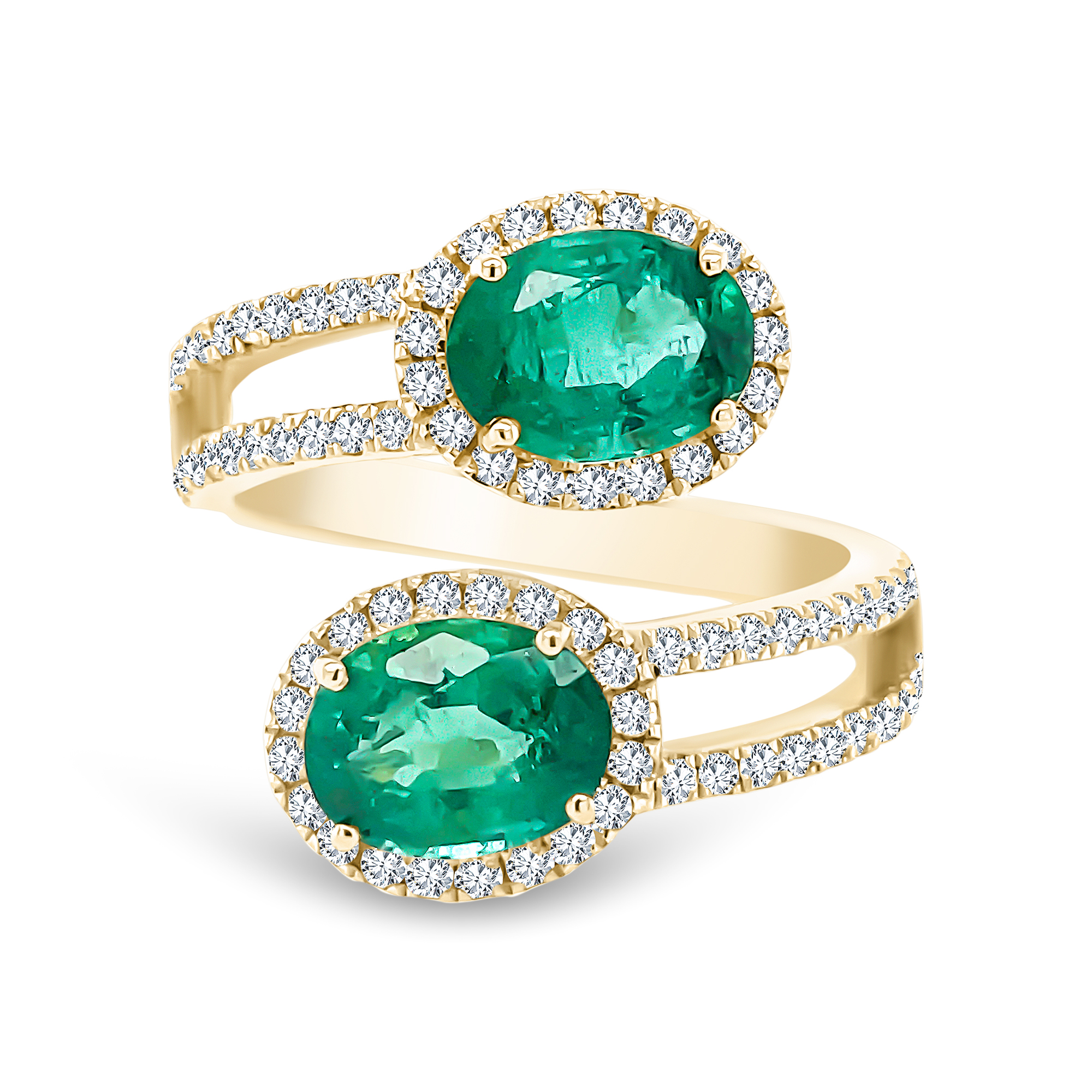 Shop Affordable Gold Emerald Rings