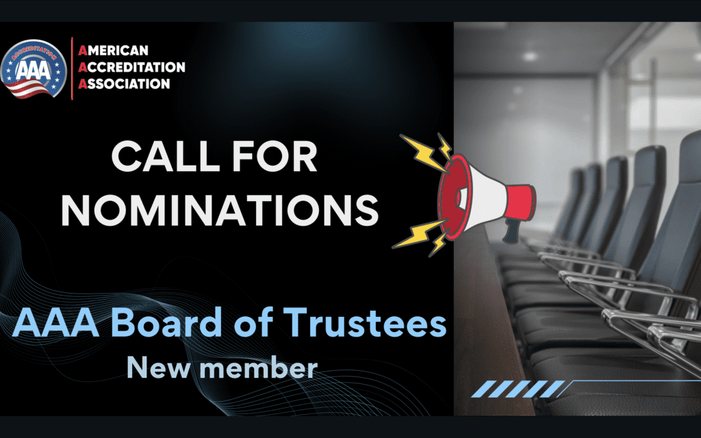 Join the AAA Accreditation Board of Trustees