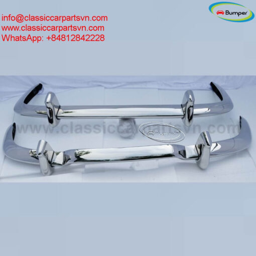 Renault Caravelle and Floride, coupé and cabrio (1958-1968) bumpers with over riders