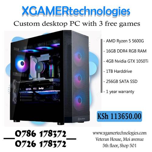 Custom Ryzen 5 5600G XGAMERTechnologies PC build