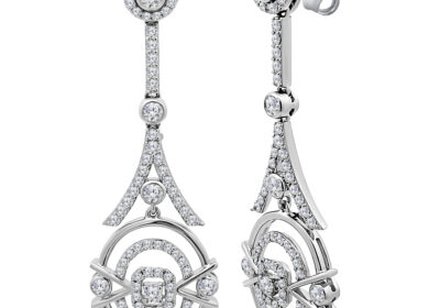 White-Gold-Diamond-Earrings
