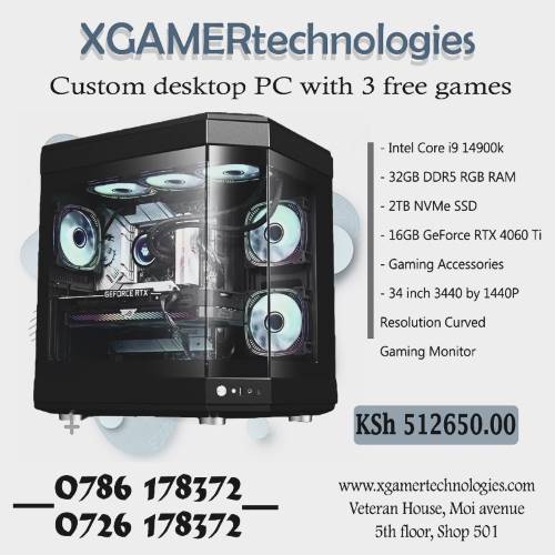 Custom crafted XgamerTechs Core i9 high end desktop