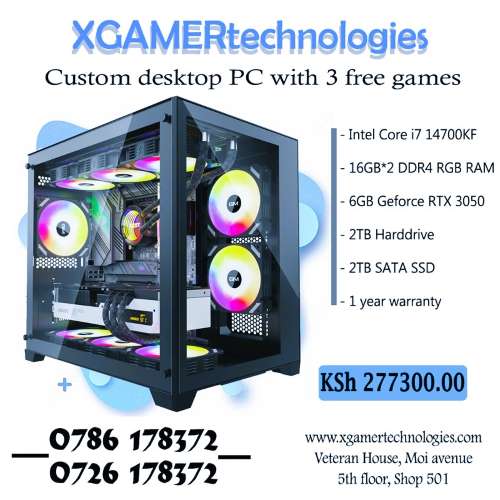 Custom Core i7 14700KF XGAMERTechs desktop build