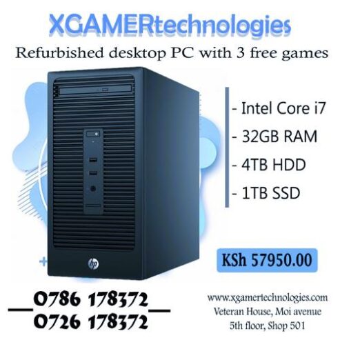 Clean lightly used HP 280 G2 MT Core i7 tower PC