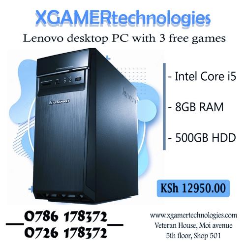 Clean lightly used Lenovo Core i5 Lenovo desktop