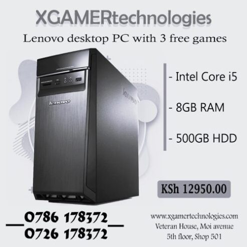 Simple revamped Core i5 Lenovo desktop computer