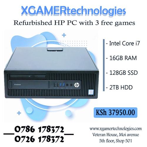 Clean lightly used HP EliteDesk Core i7 SFF desktop