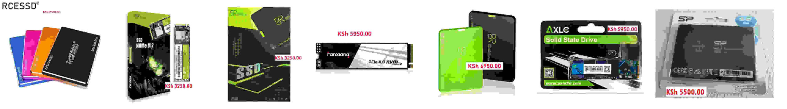 Brand new solid state drives