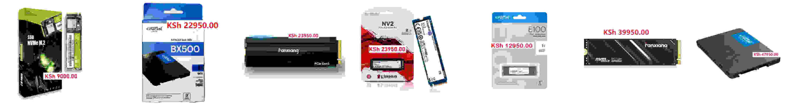 Brand new solid state drives