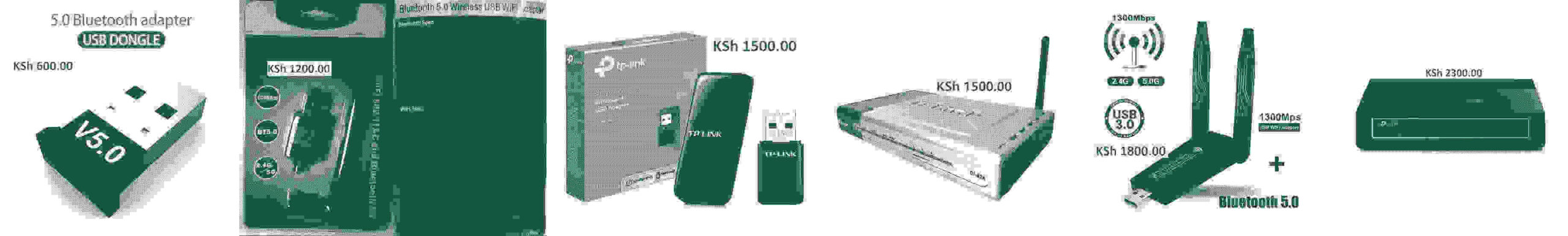 New USB Bluetooth and WiFi Dongles