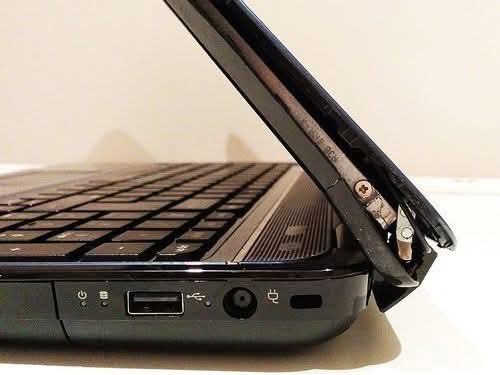 Repair of broken laptop hinges