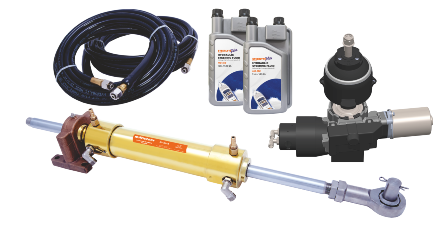 Power-Assisted Boat Steering System | Steerlyte Plus