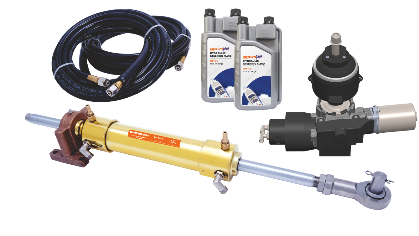 Power-Assisted Boat Steering System | Steerlyte Plus