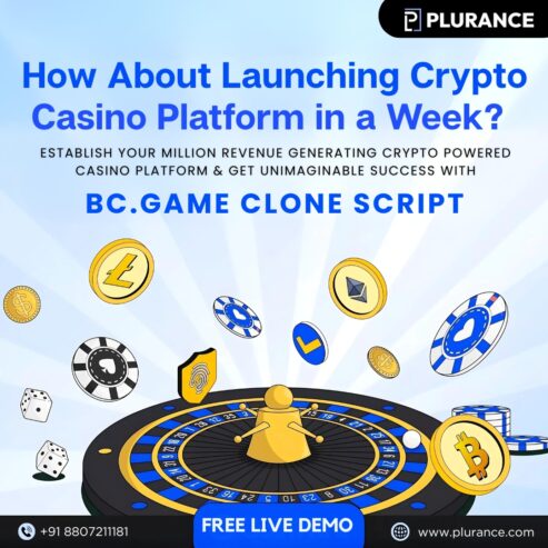 Bc.Game Clone – #1 Choice of Entreprenuers for Launching Crypto Casino Platform