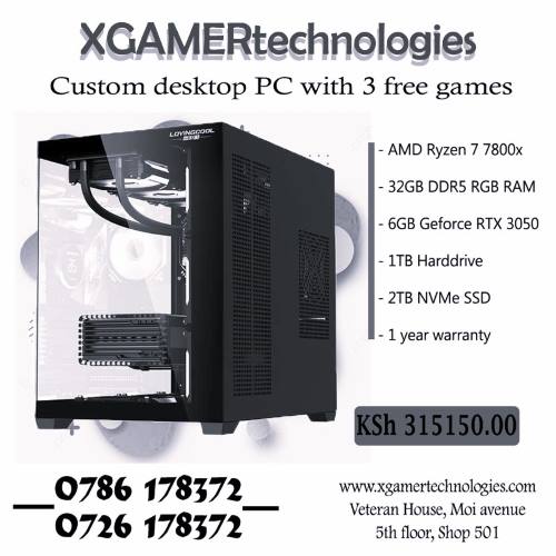 XgamerTechs built AMD Ryzen 7 7800x desktop PC