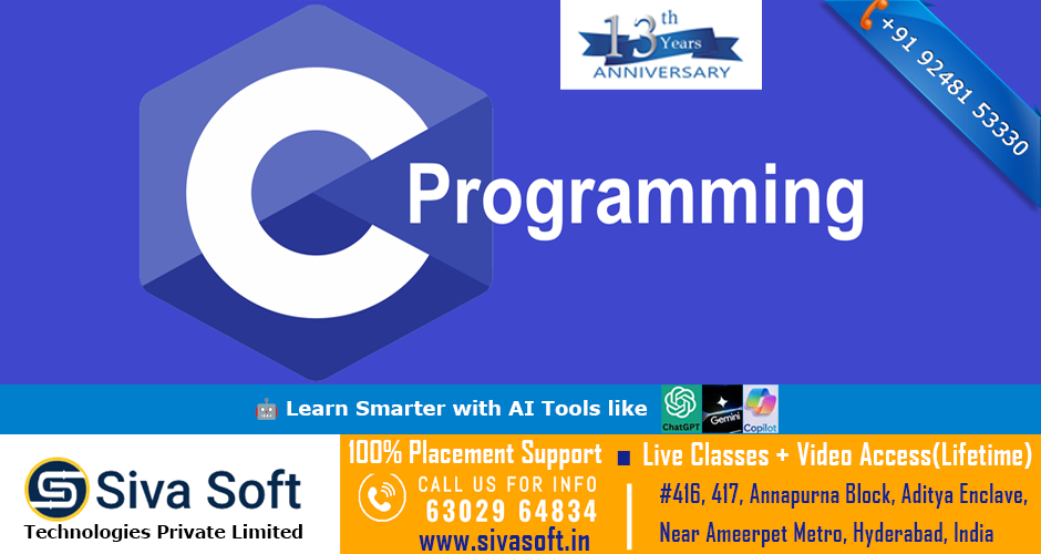 C Programming Language Training Course | Classroom and Online | Ameerpet Hyderabad India
