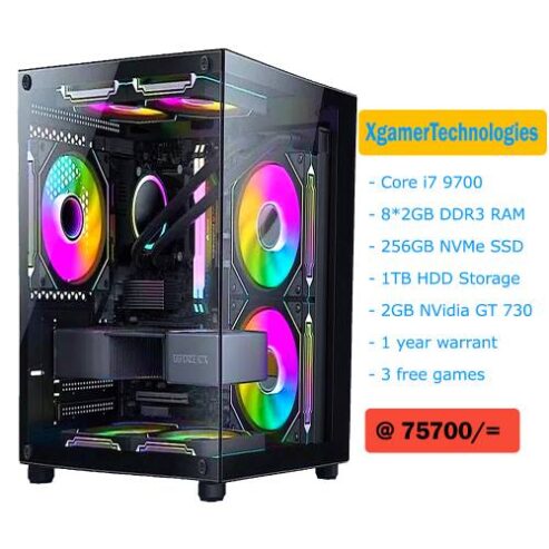Core i7 9700 custom built desktop computer