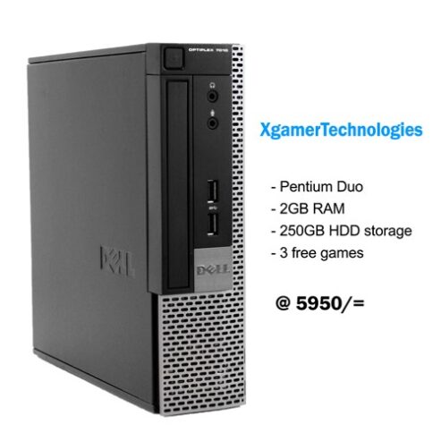 Pentium dual core Dell Optipex desktop computer