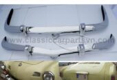 Volkswagen Karmann Ghia Euro style bumpers (1970 – 1971) by stainless steel new