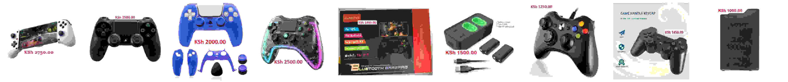 Brand new gamepads and controllers