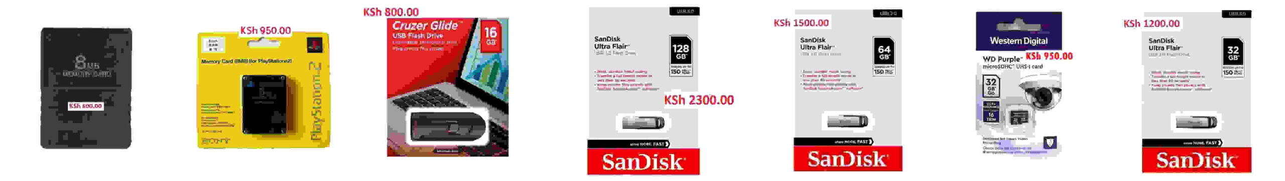 New memory cards and flash disks