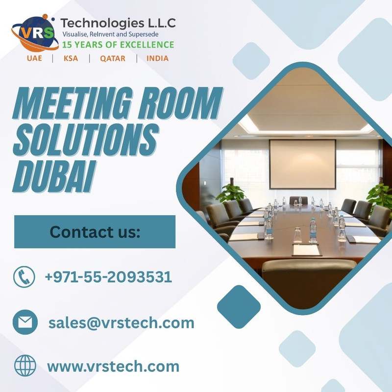 Fully Equipped Meeting Room Services in Dubai