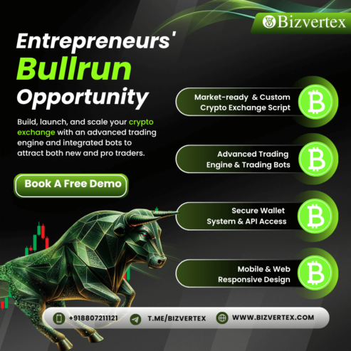 Entrepreneurs’ Bullrun Opportunity: Build, Launch a Crypto Exchange in 10 Days