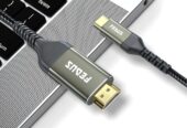 FEDUS USB C to HDMI Cable, 4K@60Hz Type-C to HDMI Adaptor for Home Office and MAC Thunderbolt 3/4 Compatible USB C to HDMI Converter for Laptop, Mobile, iPad Pro, MacBook, Chromebook, TV, Monitor