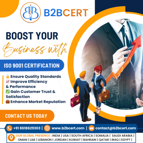 ISO 9001 Certification in Phoenix with B2BCERT
