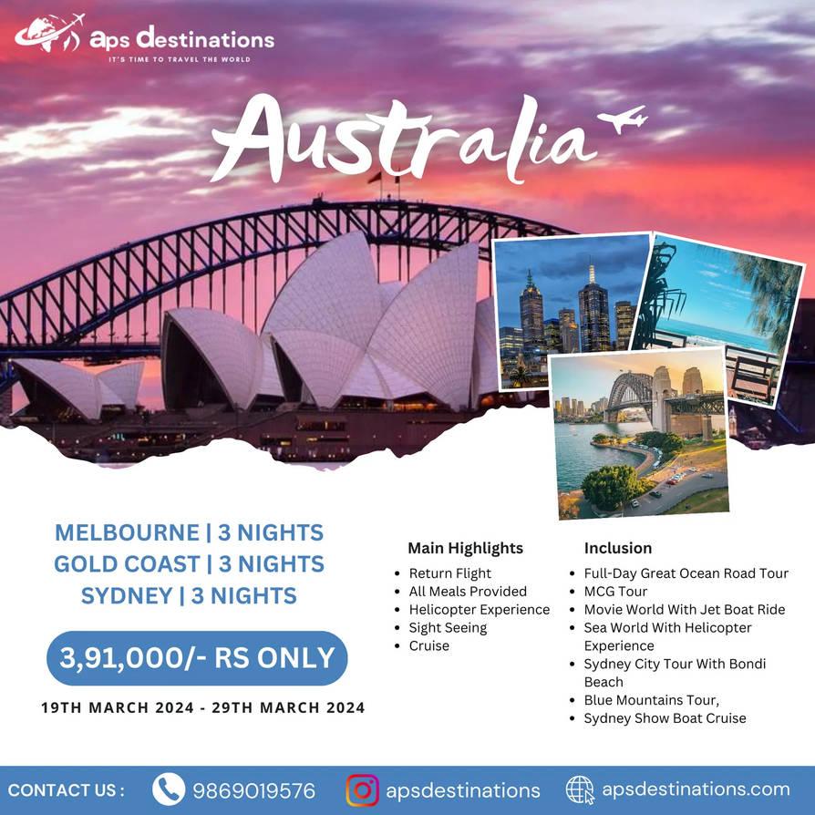Top 10 Australia Tour Packages from India: A Complete Travel Guide