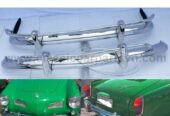 VW Karmann Ghia US Export style bumpers year (1967-1969) by stainless steel new