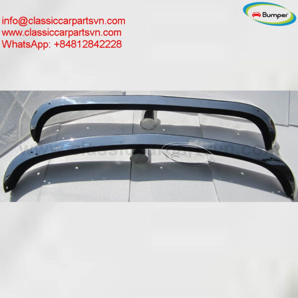 Volkswagen Karmann Ghia (1972-1974) bumpers by stainless steel new