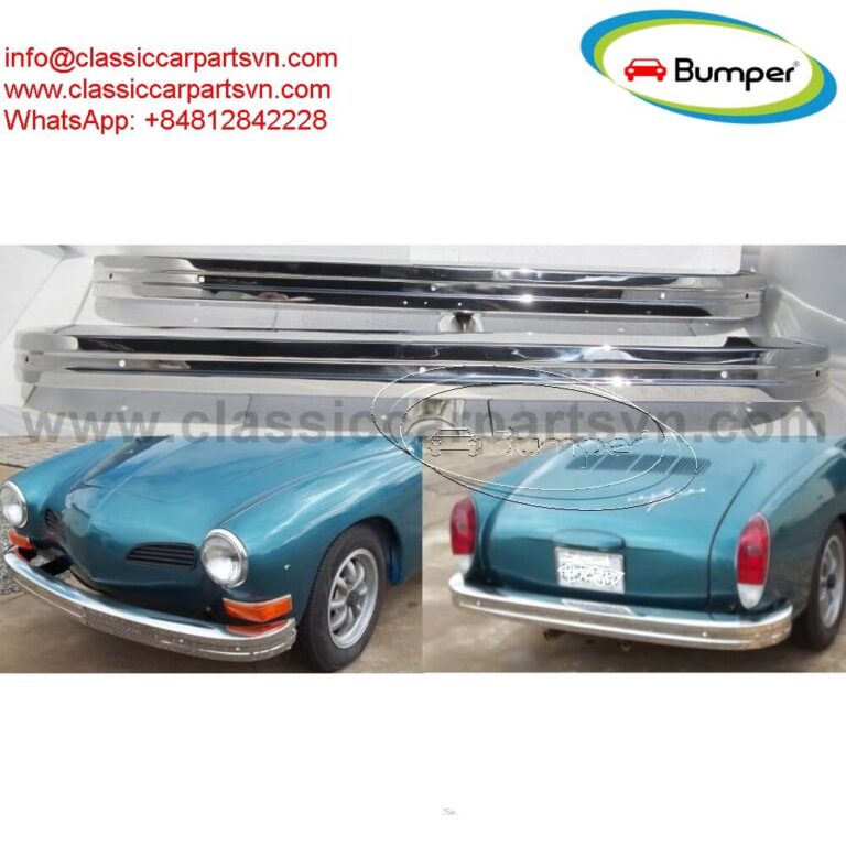Volkswagen Karmann Ghia (1972-1974) bumpers by stainless steel new