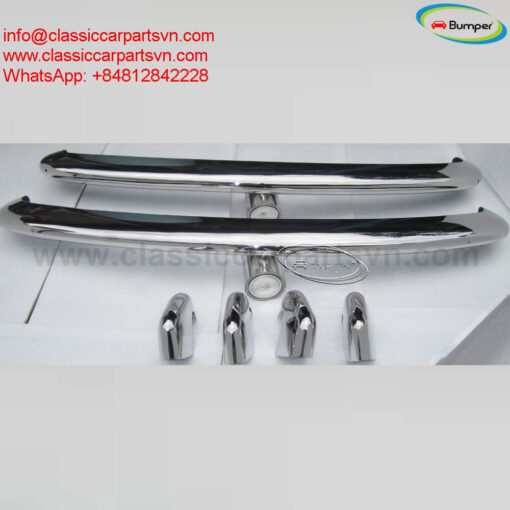 Volkswagen Type 3 bumpers year (1963-1969) by stainless steel new