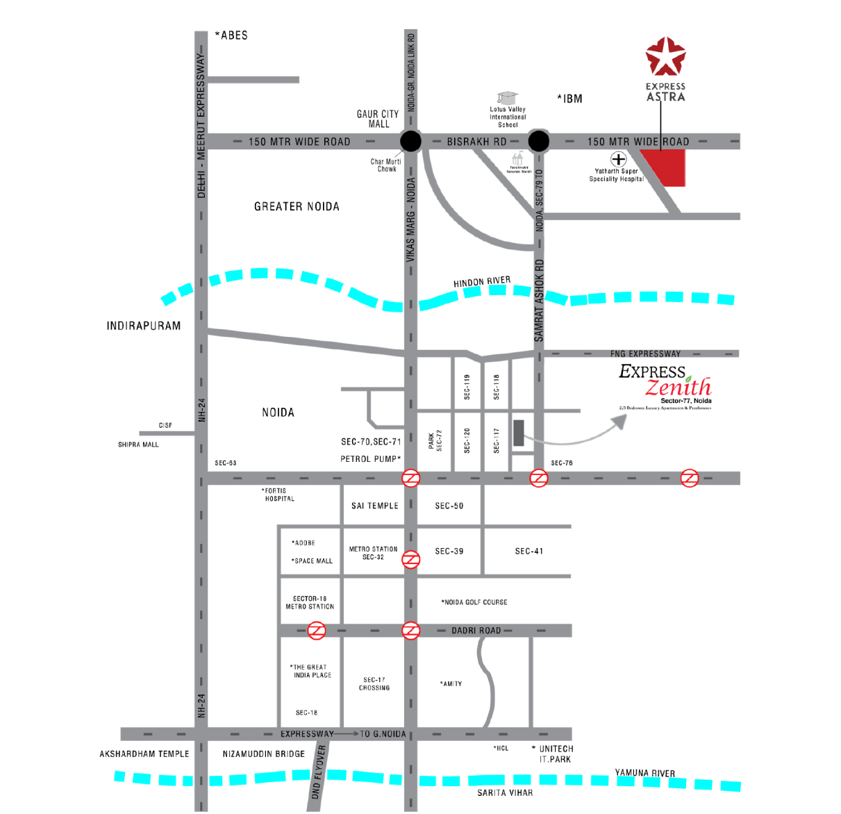 Express Astra 3 and 4bhk apartment