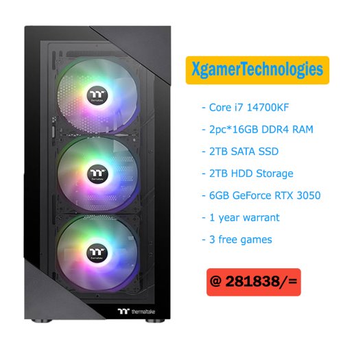 Brand new Core i7 14700KF custom ATX tower PC