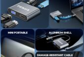FEDUS USB Hub Type C Hub, USB C Hub, USB Type C to 4K HDMI adapter Converter, Type C to USB 3.0@5gbps Type a Converter With 65W Power Delivery for MacBook Pro/Air, iPhone, Phones, Tablets, Pc Computer
